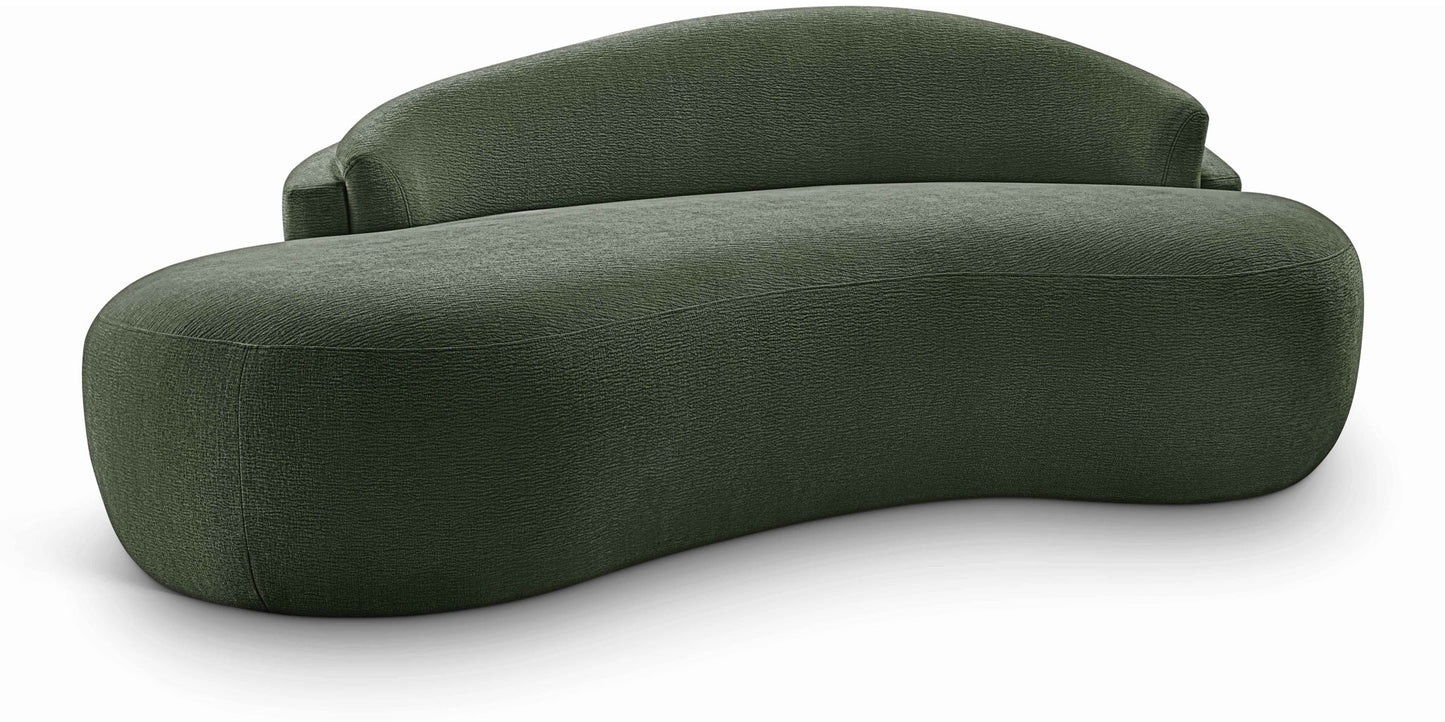 Caspian - Chenille Fabric Upholstered Loveseat