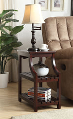 Wasaki - Accent Table With USB - Espresso