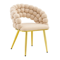 Puffy Bubble, Ball Chain Chairs For Dining Room (Set of 2)