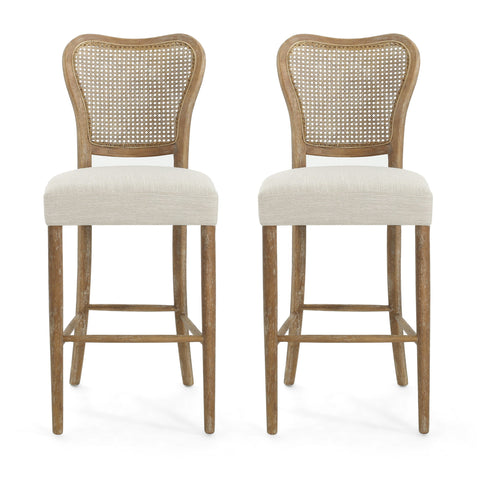 Barstool (Set of 2) - Dark Brown
