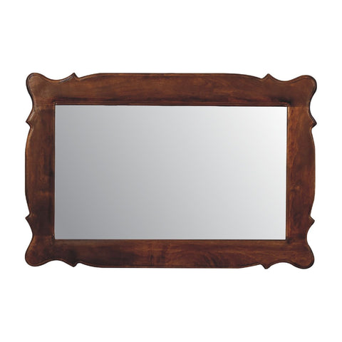 Oblong Mirror Frame - Brown