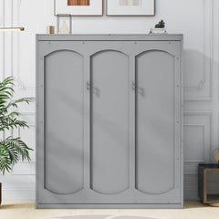 Murphy Wall Bed With Shelves, Space Saving