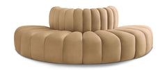 Arc - Velvet 4 Piece Modular Sofa