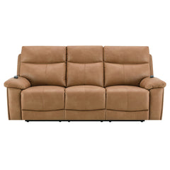 Chavis - Power Motion Sofa With USB & Power Headrest - Brown