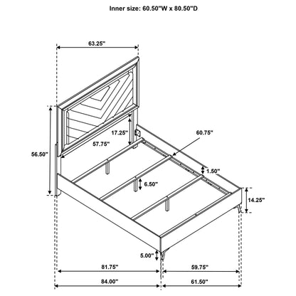 Buckley - Bedroom Set With LED Lighting