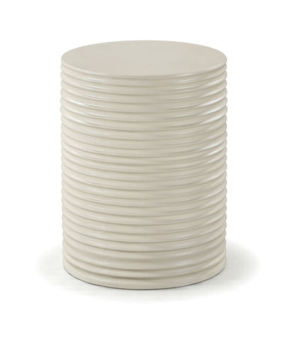 Nobi - Concrete End Table - Taupe