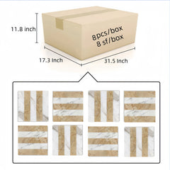 Elegant Waterjet Polished Marble Tile For Floor And Wall