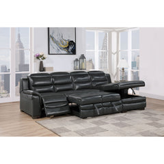 Coco - Blanche Sofa Bed With USB - Dark Gray