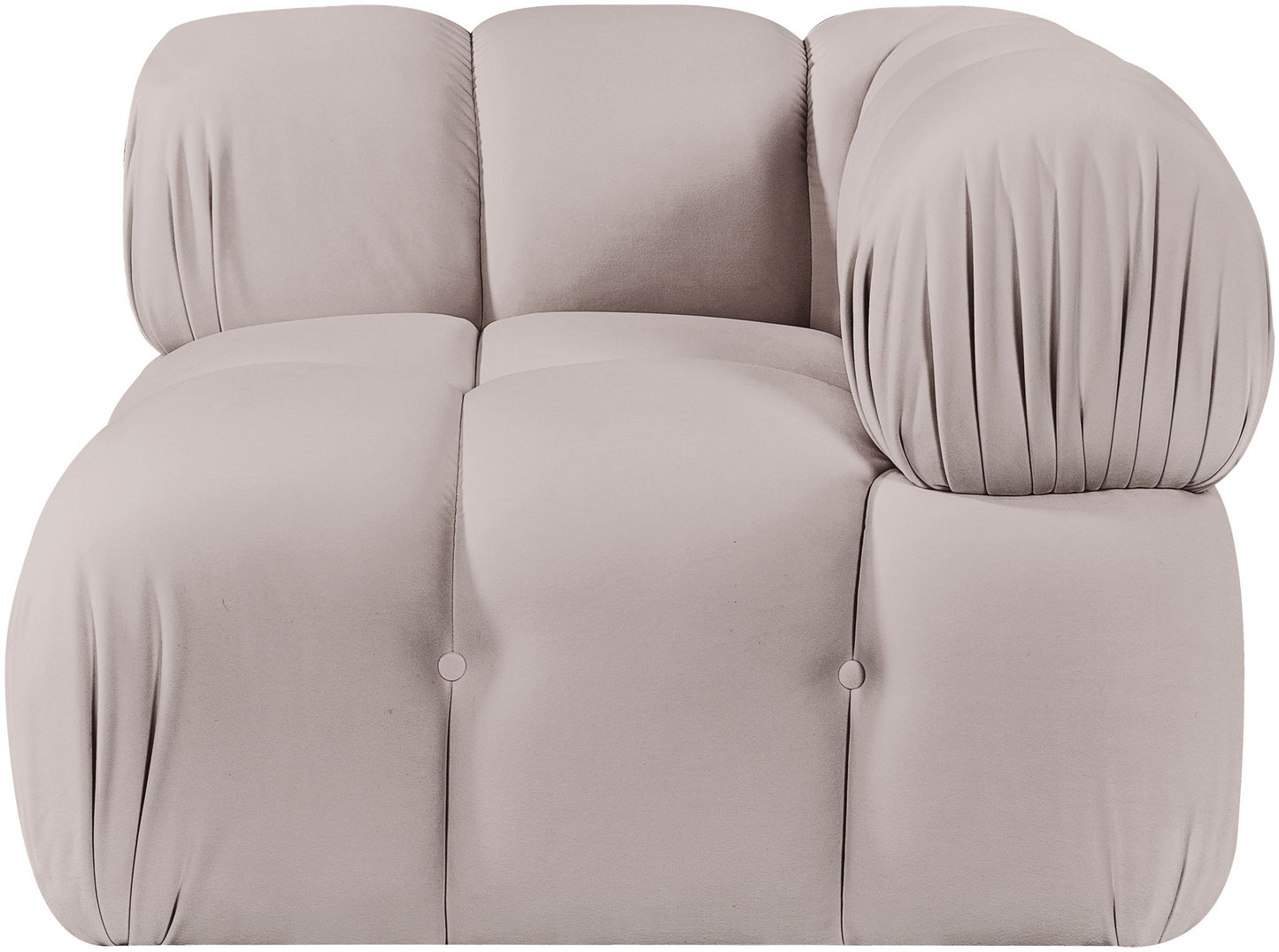 Orin - Velvet Performance Fabric Upholstered Modular Corner Chair