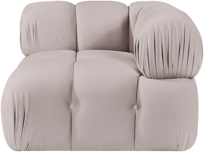 Orin - Velvet Performance Fabric Upholstered Modular Corner Chair