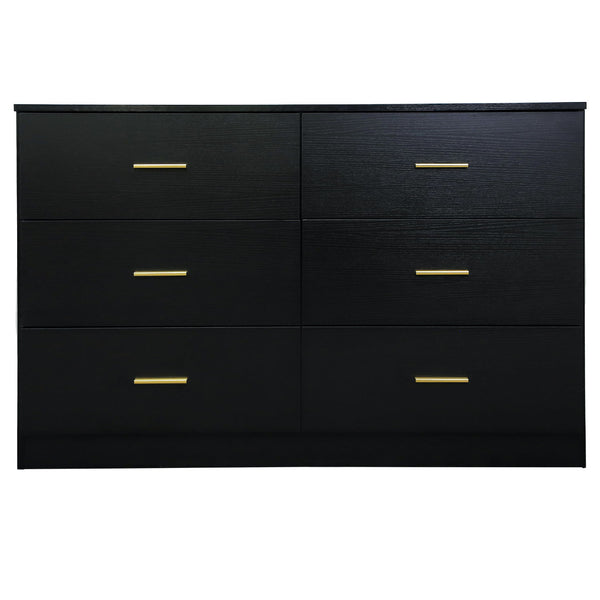 Modern Drawer Dresser For Bedroom, Ample Storage Wide Chest Of Drawers