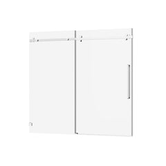 Frameless Tub Sliding Shower Door With Easy Clean Coating