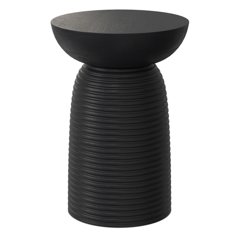 Boyd - Ribbed Accent Table - Black