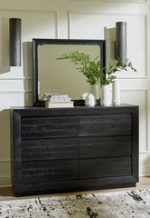 Londer - Black - Dresser And Mirror