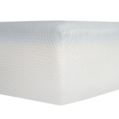 6" Firm Gel Memory Foam Mattress With Cooling Technology - White - Full