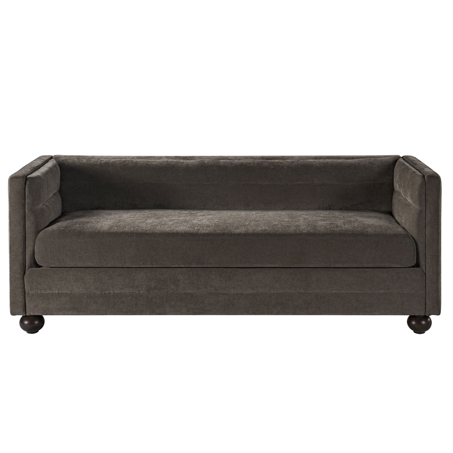 3 Seater Sofa Upholstery With Square Arms, Living Room Couch