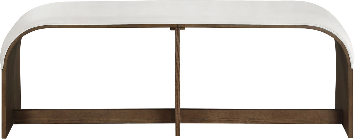 Sable - 52" Velvet Performance Fabric Upholstered Bench