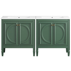 Bathroom Vanity With Sink With 2 Doors And Adjustable Shelf