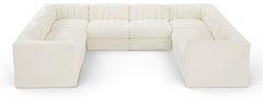 Rummi - Velvet Performance Fabric Upholstered Modular Sectional