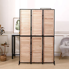 Rustic 3 Panel Room Dividers And Folding Privacy Screen