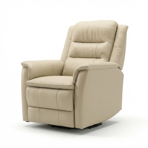 Swivel Recliner With Manual Adjustable Footrest