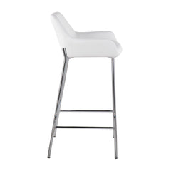 Daniella - Contemporary Fixed Height Barstool (Set of 2)