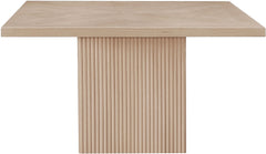 Belinda - Square Oak Veneer Dining Table