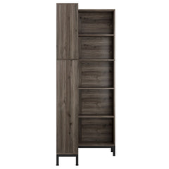 L-Shaped Bookcase, 5 Tier Freestanding Corner Bookshelf