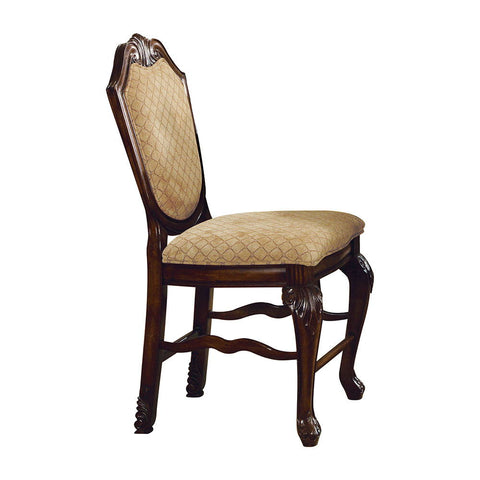 Chateau De Ville - Fabric Counter Height Chair (Set of 2) - Espresso