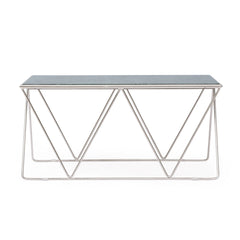 Modern Glam Marble Coffee Table With Gold Base - Green
