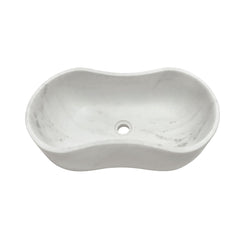 Bathroom Vessel Sink With Wavy Design