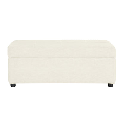 Twin Size Folding Ottoman Sleeper Bed With Mattress Convertible Guest Bed
