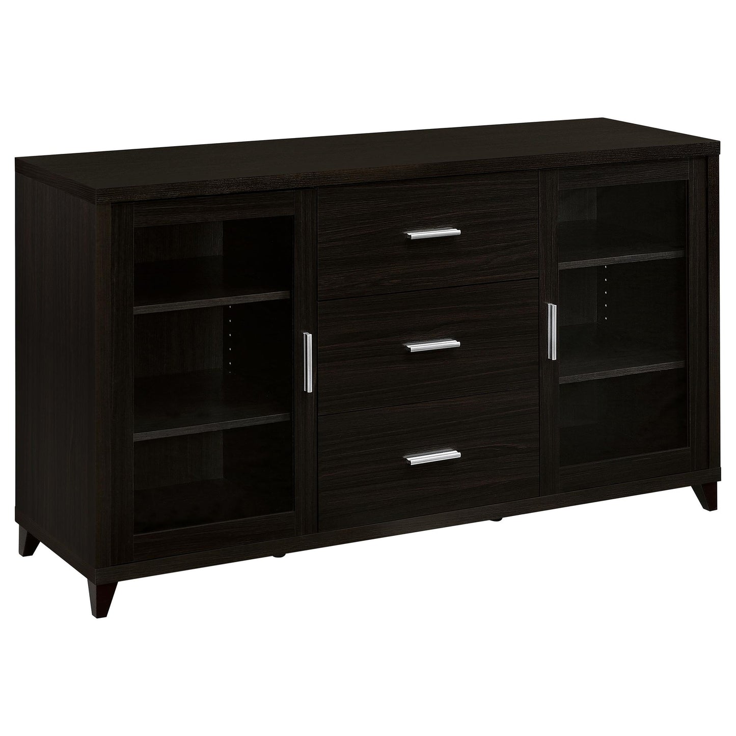 Barnaby - 4 Piece Rectangular Entertainment Center - Cappuccino