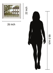 The Green, Green Grass Of Home By Billy Jacobs - Mirror Framed Print Wall Art - Green