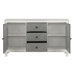 Katia - Server - Rustic Gray & Weathered White
