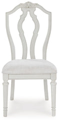 Montelaine - Dining Upholstered Side Chair (Set of 2) - Antique White