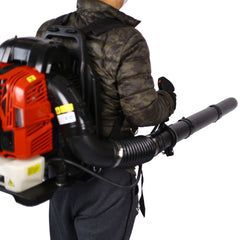 Powerful 76Cc 4 Stroke Gasoline Blower Epa Compliant Red Plastic - Red