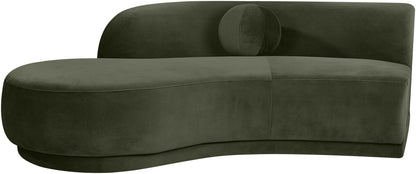 Avra - 86" Velvet Performance Fabric Upholstered Sofa