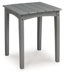 Cove Beach - Square End Table - Gray