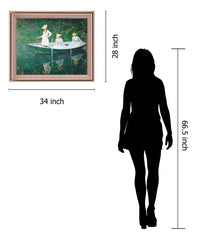 Tranquil Afternoon Drift - 28" x 34" Framed Wall Art