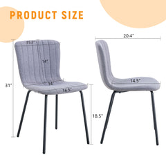 Luxury Minimalist Dining Chairs (Set of 4)