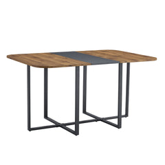 2 Tone Dining Table For Modern Minimalist And Industrial Styles