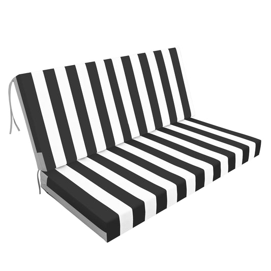 Outdoor Deep Seat Waterproof Replacement Patio Chair Cushions (Set of 2)