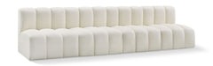 Arc - Faux Leather 4 Seats Modular Sofa