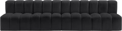 Arc - Faux Leather 4 Seats Modular Sofa