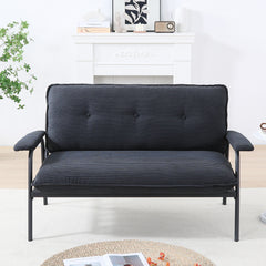 Modern Metal Frame Sofa With Sponge Filling For Compact Spaces And Versatile Use