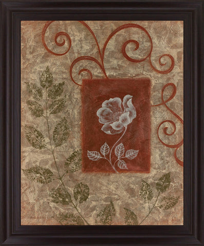 Whimsical Petal Dance - 28" x 34" Framed Wall Art