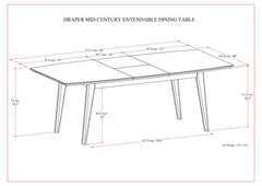 Draper - Rectangular Dining Table