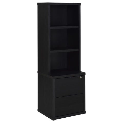 Geary - 3 Shelf Bookcase With USB Charging And Lockable Top Drawer