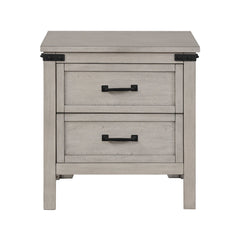 Alexandria - Nightstand, Mountain Mist Finish - Gray
